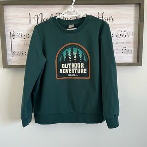 Outdoor Adventure Forest Green Women's Sweater